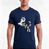 Border Collie Blue Merle Tshirt Summer Casual Cotton Tee Oversized Streetwear Tops Vintage Graphic Print Unisex Unisex Unisex