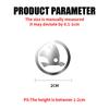 10Pcs Car Accessories Nickel Metal Interior Badge Stickers For Skoda Octavia A5 A7 Rapid Fabia Superb Kodiaq Scala Karoq Kamiq
