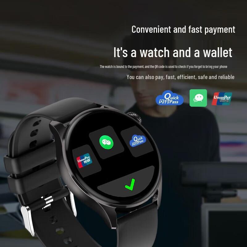 Huaqiangbei GT4 Smartwatch: 2025 NFC Payment, Sports Multibracelet with GT5 Functions