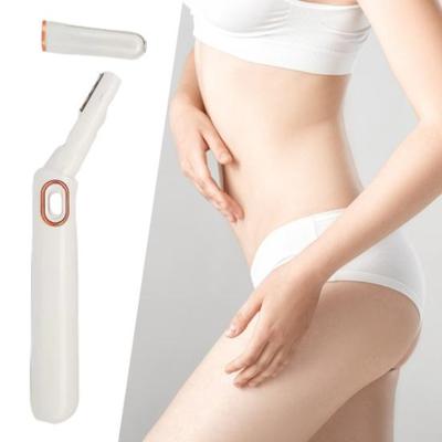 1 Stück Elektrischer Bikini-Rasierer Tragbarer Schrägkopf Waschbarer Elektrischer Bikini-Trimmer Bein Arm Haartrimmer Bikini-Haarrasierer für Alle Hauttypen
