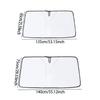 1 Pc  Car Accessories Coated Front Windshield Sunshade And Heat Insulation Cover Car Interior Light Blocking Sunshade