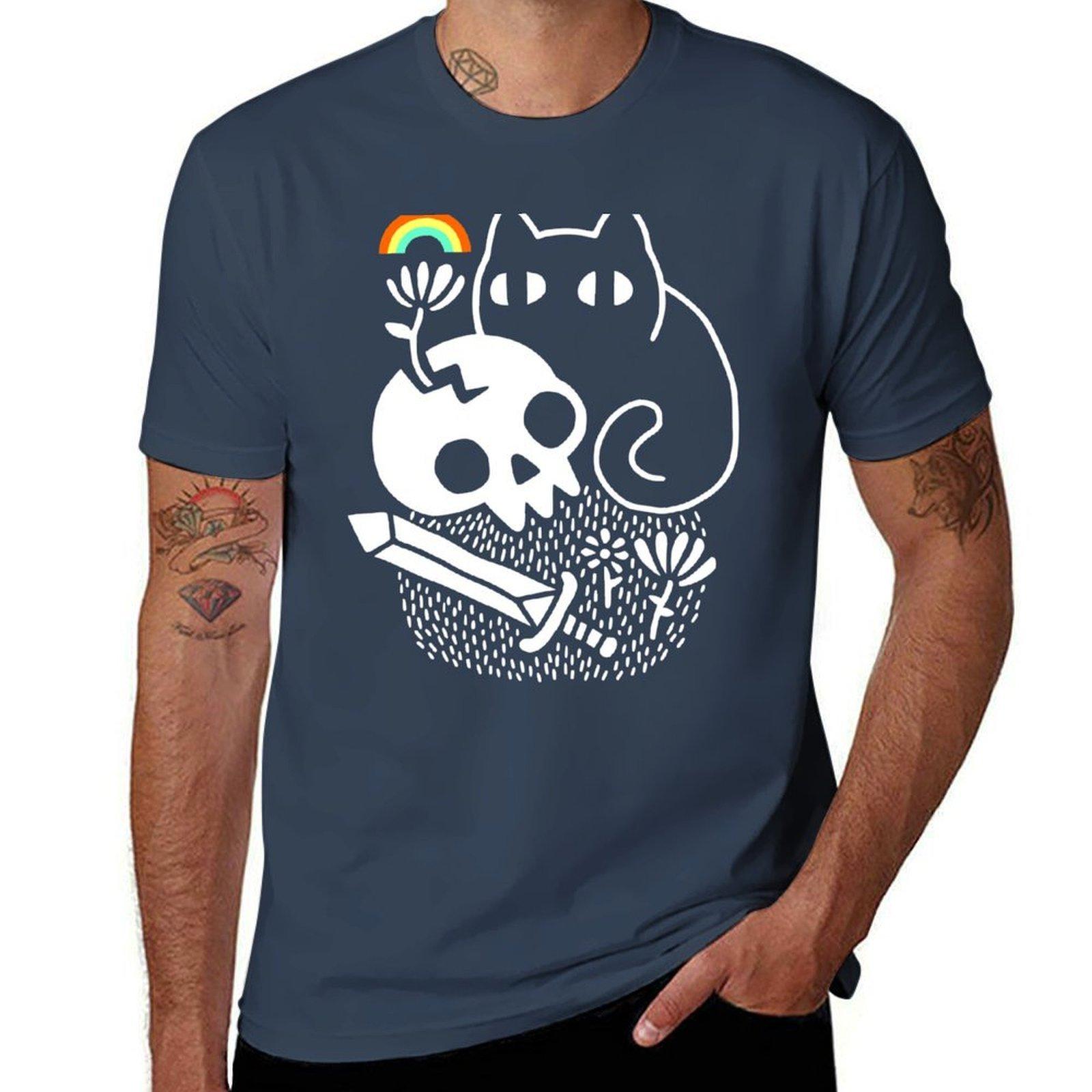 Cat Stuff TShirt Tough Fabric Work Tee S