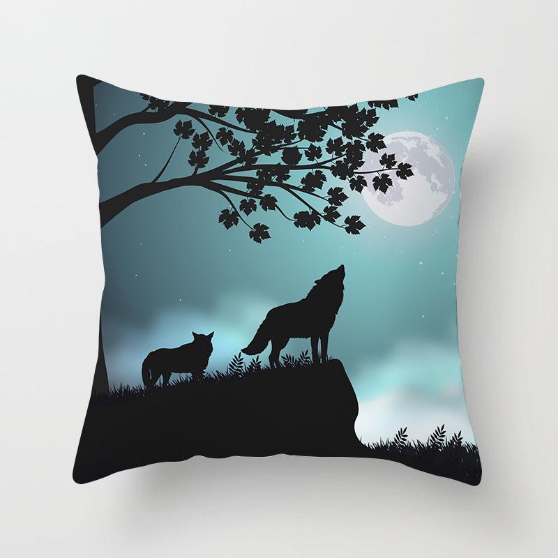 Pillow Covers Halloween Day Home Sofa Cushion Covers Office Supplies