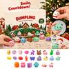 Christmas -Day Countdown Advent Calendar Toy Set with Stress Toys for Kids and Adults