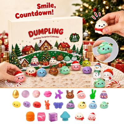 Christmas -Day Countdown Advent Calendar Toy Set with Stress Toys for Kids and Adults