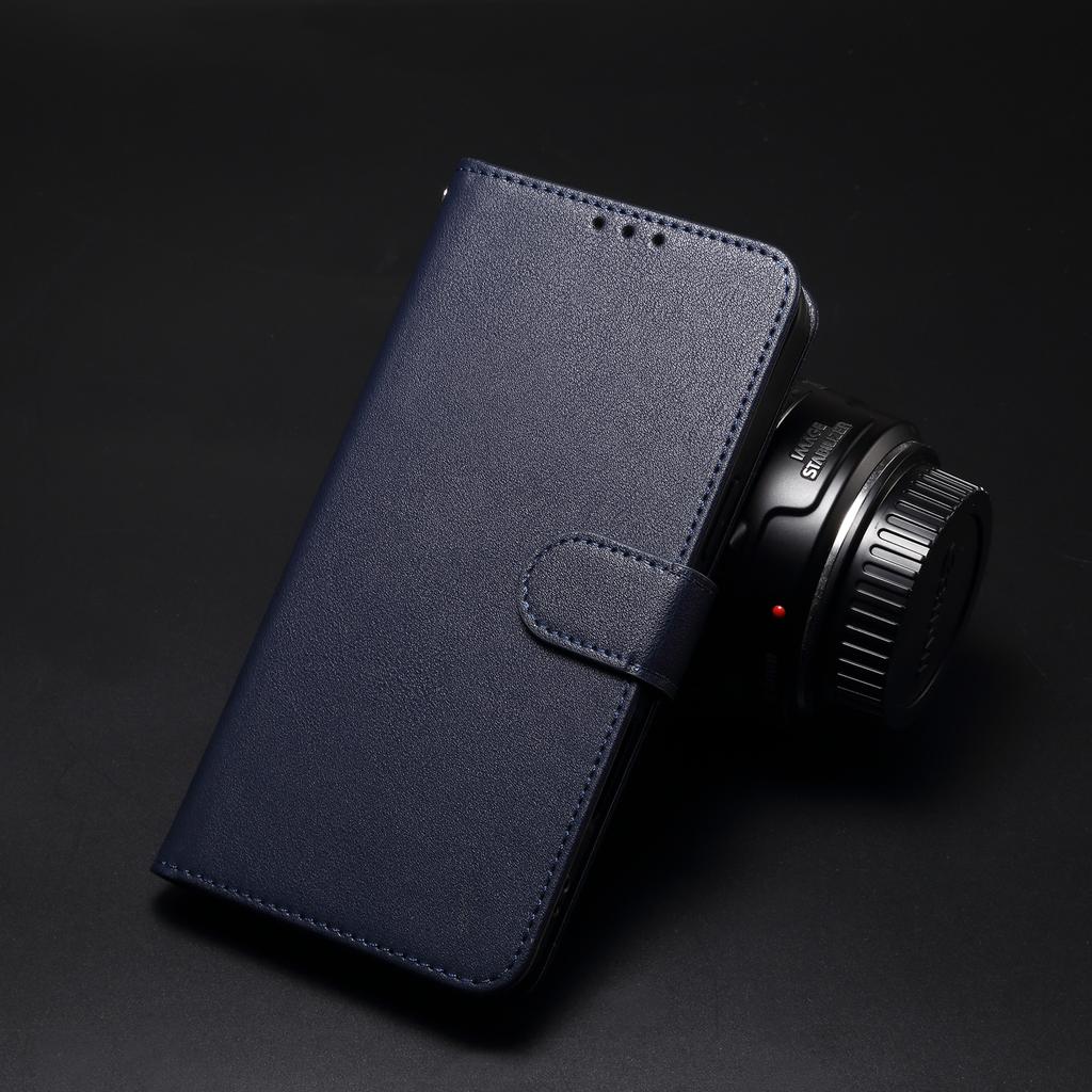 Business Skin Feel Wallet Flip Leather Phone Case for iPhone 17 Pro Max 16 Plus 15 14 13 12 Bag Pocket Kickstand Slim Fit Cover