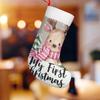Christmas Decoration Fireplace Hanging Stocking 1pc Christmas Stockings Classic Large Stockings, Xmas Stockings with Chr