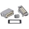 Heavy Duty Connectors 16 Contacts Side Out Industrial Waterproof Aviation Plug Socket