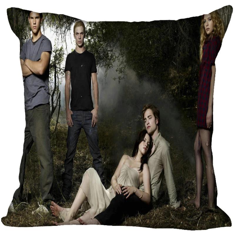 Die Twilight Saga Biss zum Morgengrauen Kissenbezug Schlafzimmer Haus Dekorativ Geschenk Kissenhülle Quadratisch Reißverschluss Kissenbezüge Satin Weich