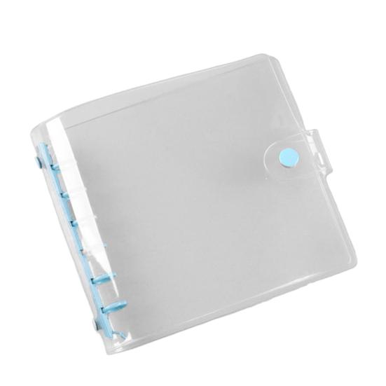 Waterproof Ledger Soft Cover Book A7/A6 Binder Clear A6 Budget Binder Soft Notebook Transparent Shell Office Supplies