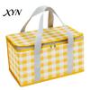 Outdoor Picnic Basket Insulated Bag, Foldable Thermal Lunch for Outdoor, Heavy Camping Bag Duty Aluminum Foil Cooler Food, Accessory