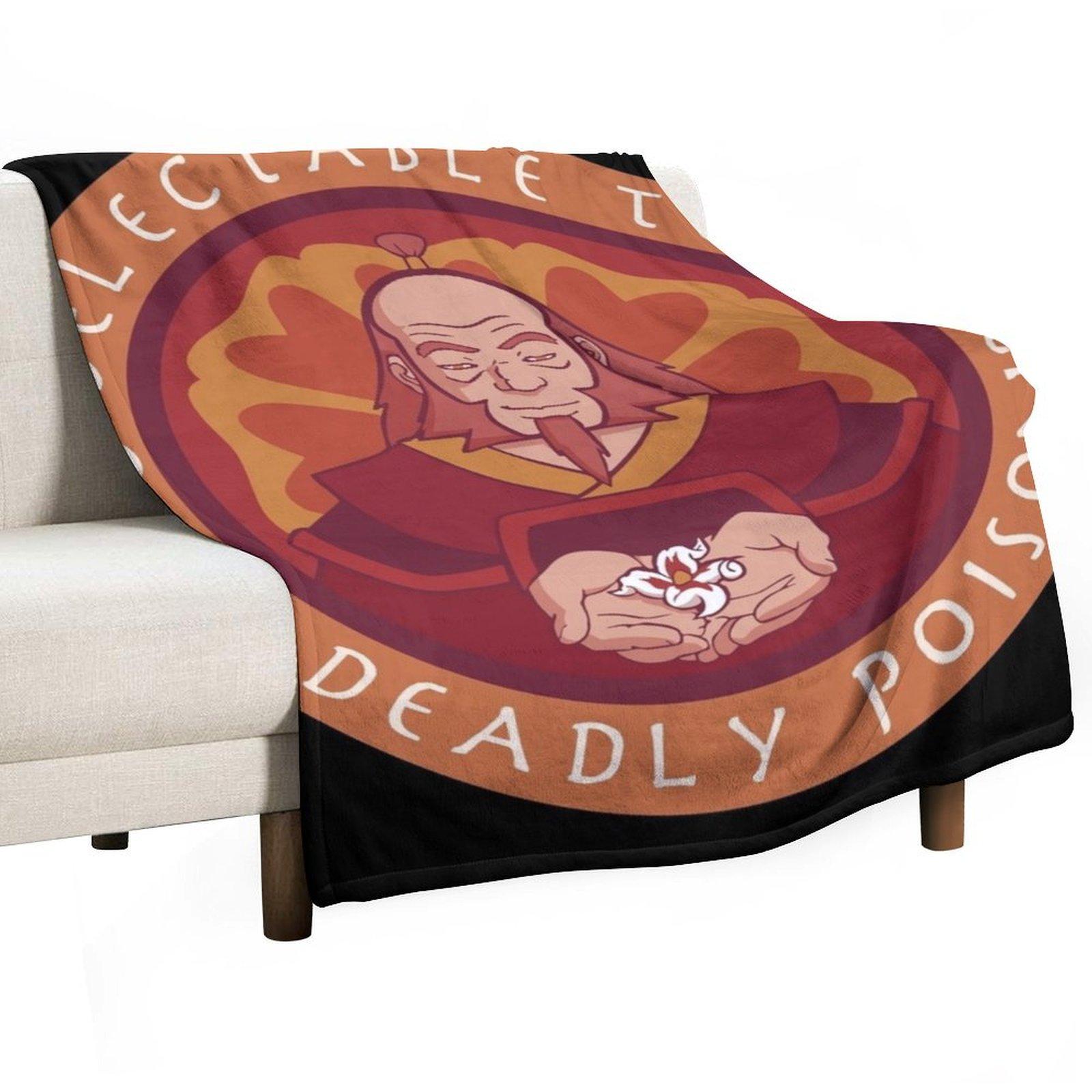 

Iroh s Teaching Throw Blanket Camping Loose Hair for babies Blankets 30x40in