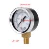 Low Pressure Hydraulic Gauge  Scale Pressure Gauge 1/8" BSPT thread for   Compressor Oil Water Gas Compact