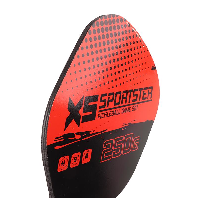 Set de Pickleball Profesional para 2 Jugadores Paletas de Madera Raquetas de Pickleball 4 Pelotas Raquetas de Pickleball Sets de Pelotas Bolsa Portátil