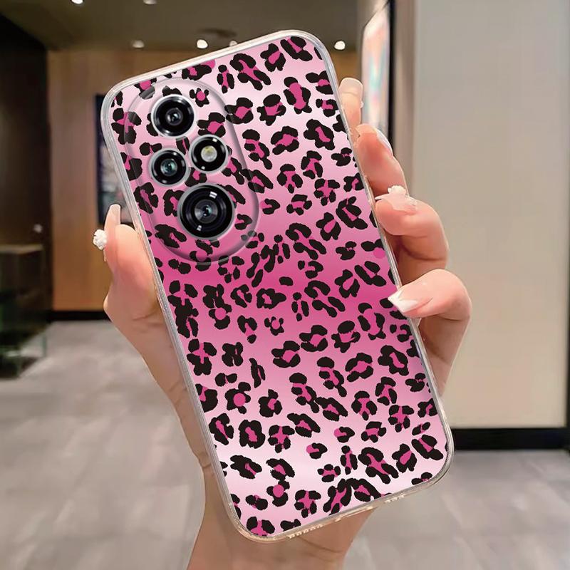 

For Honor 200 Pro Case Fashion Flowers Painted Clear Silicone Phone Cover For Honor 200Pro 6.78 Fundas Cute Cat Couple Coque Honor 200 Pro