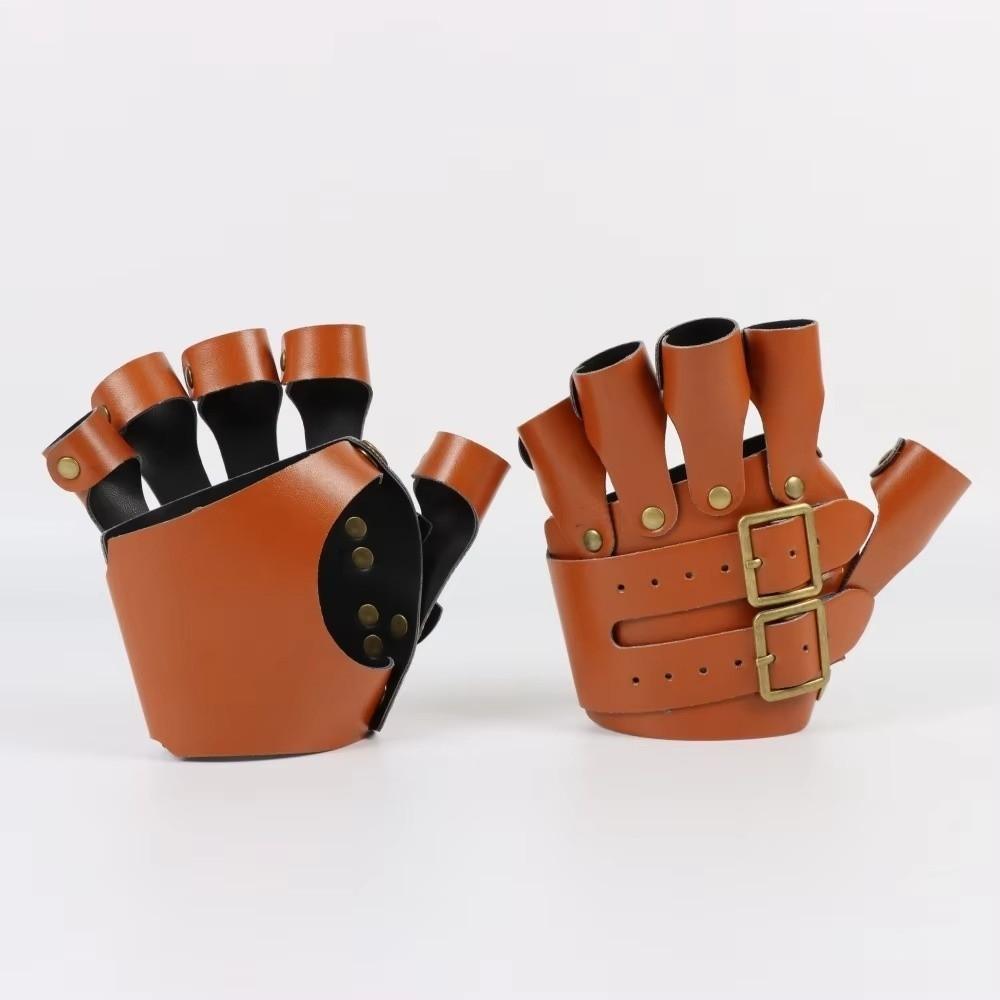 Wristband Design Steampunk Gloves Medieval Style Fingerless Gloves  Role Playing