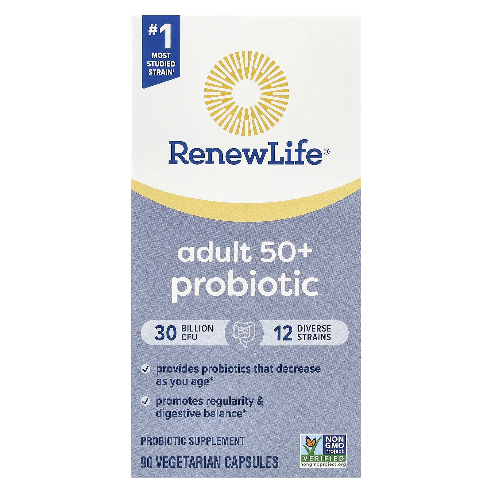 

Adult 50+ Probiotic, 30 Billion CFU, 90 Veggie Caps