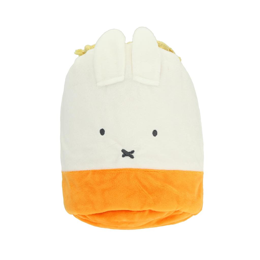 Marushin Miffy Mascot Blanket with Drawstring Warm and Cozy Miffy Cute and Winter 5885005600 Bag, Blanket, Fluffy, Stylish, Item,