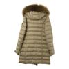 CAPEHORN Raccoon Fur Down Coat 42 Beige Women Used