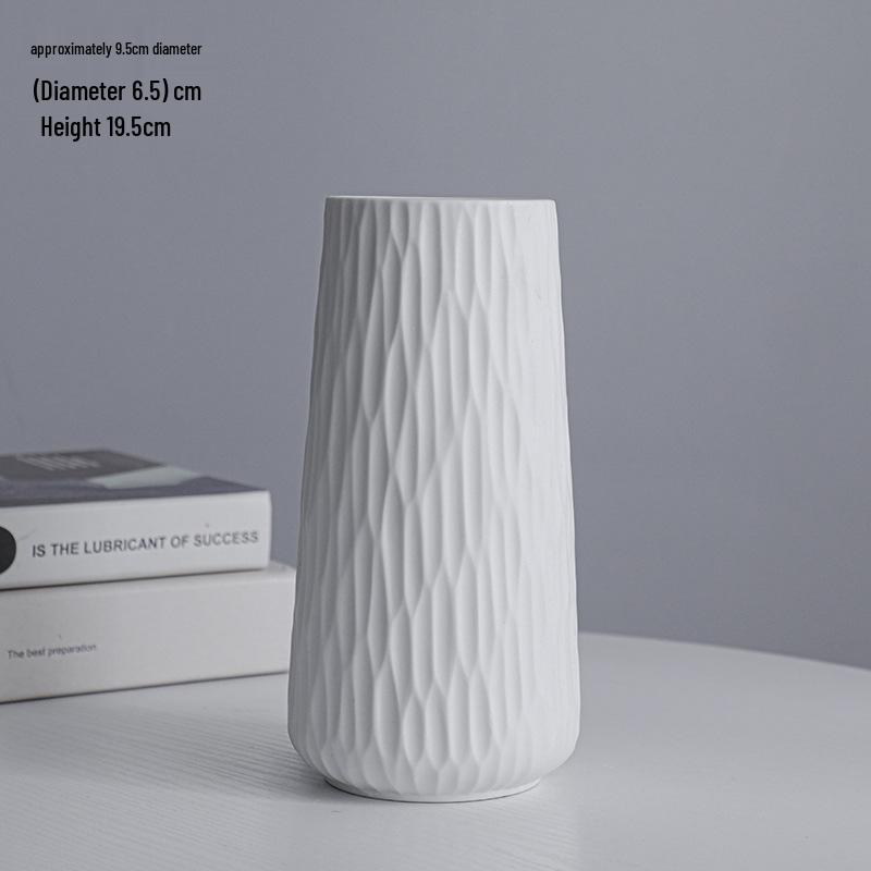 Modern Nordic Ceramic Vase for Hydroponic and Dried Flowers - Chinese Style Home Decor
