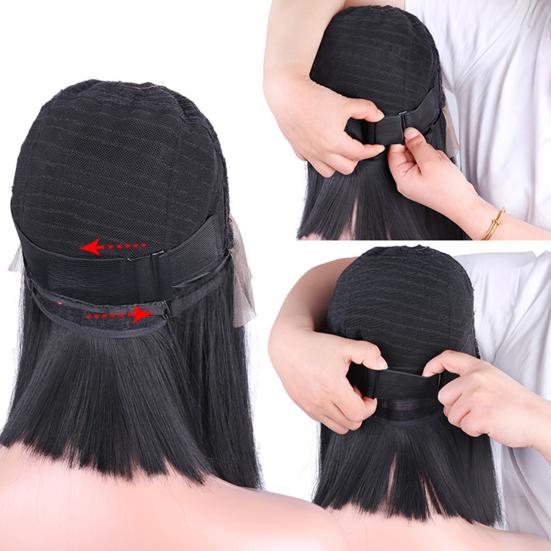 3Pcs 2.5/3/3.5CM Adjustable Wig Band Removable Glueless Wig Making Headband Wig Elastic Strap Wig Cap