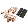 Cable Lug Kit Battery Terminals Copper Nose Wire Connectors Battery Cable Ends