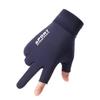Mens Breathable Ice Silk Cycling Gloves 2-Finger Design Outdoor Riding Driving Sun Protection Lightweight