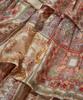 Penfield Short Sleeve Waist Embroidered Smocking Tiered Dress Red_Fs2Ws10F