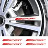 Fashion 4pc Car Stickers Wheel Wheels Sports Racing DIY Stripe Decoration Stickers Badge Car Styling Car SUV