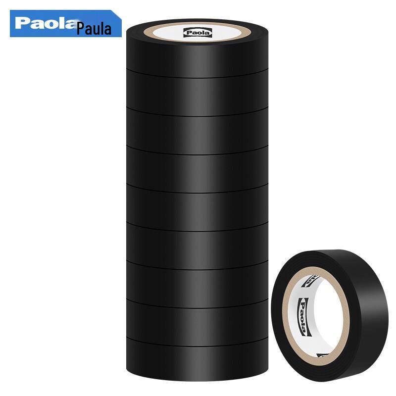 Paola PVC Electrical Insulation Tape 10m x 10 Rolls