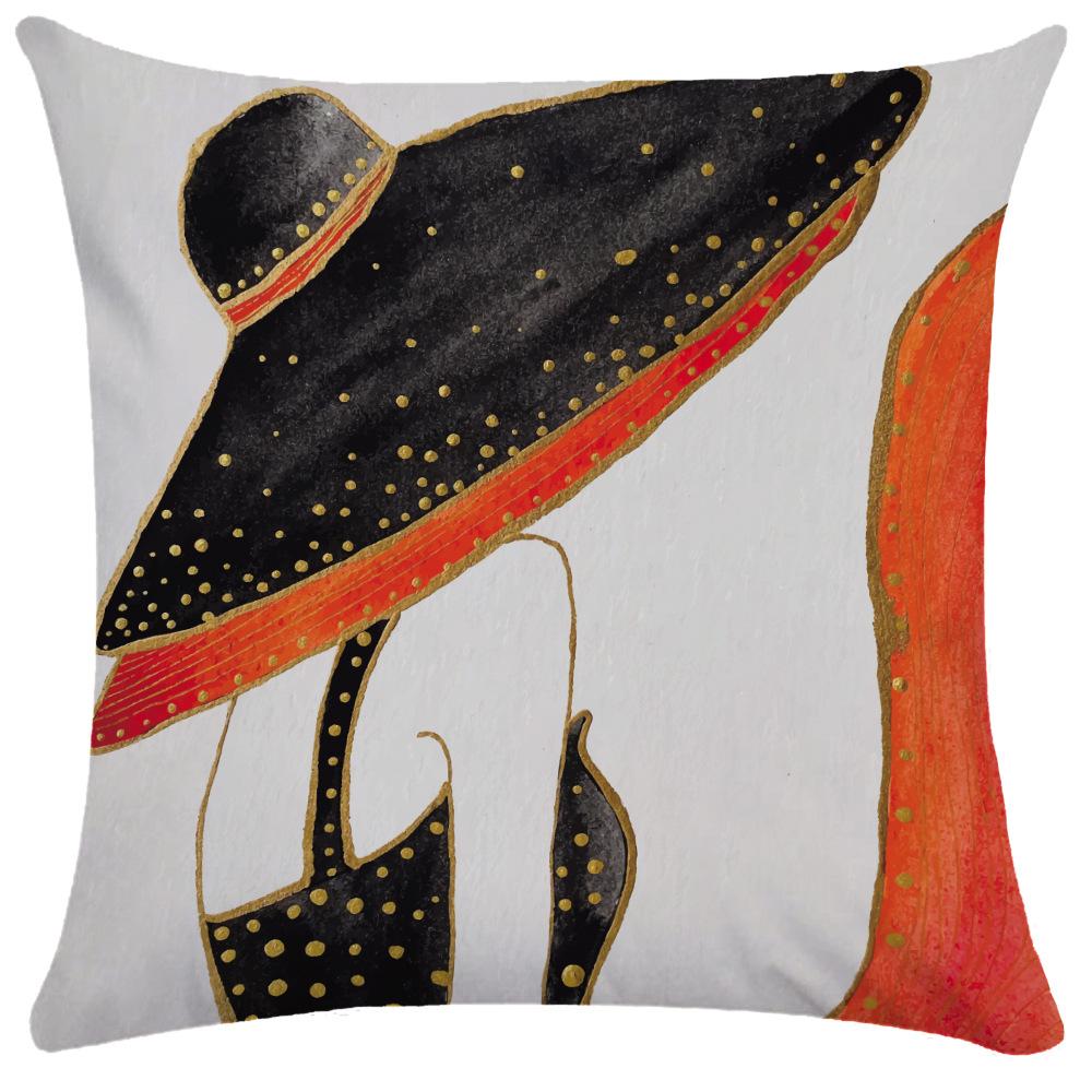 50x50cm Pillowcase Nordic Square Pillowcase Living Room Decoration Backrest Cover Sofa Cushion Pillowcase