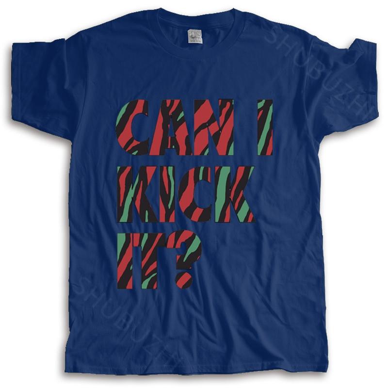 summer tshirt men brand teeshirt A Tribe Called Quest Can I Kick It ATCQ HipHop Rap Native Tongues cotton tshirt for boys S