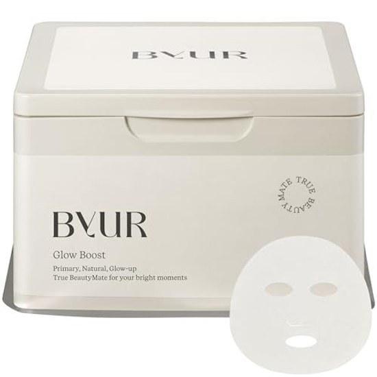 ByUR Face Pack Sheet Mask Large Capacity Type 20 Sheets Aging CareRetinolGlow Boost
