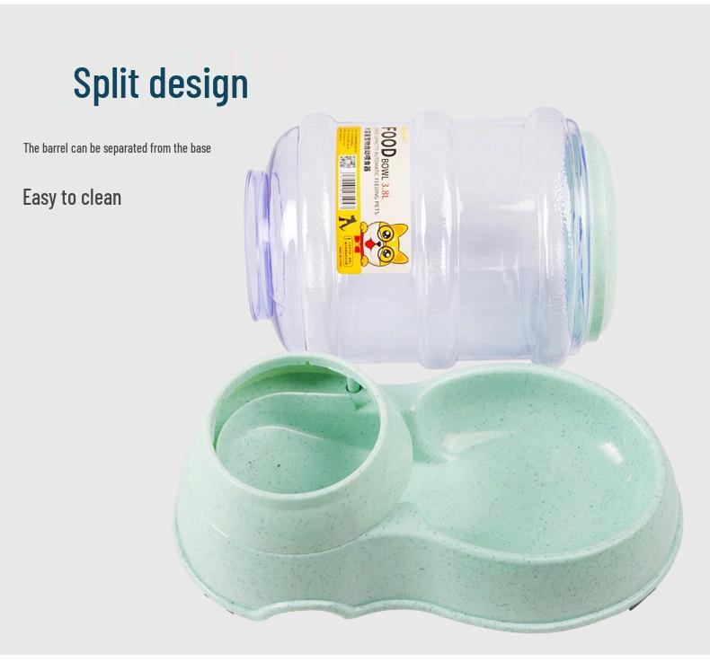 3.8L Automatic Pet Water Dispenser and Feeder for Cats and Dogs