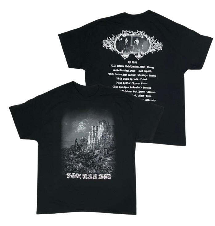 

DIMMU BORGIR For All Tid Tour 2024 T-Shirt Metal Band Merch Short Sleeve S-5XL Unisex T-Shirt XXXL