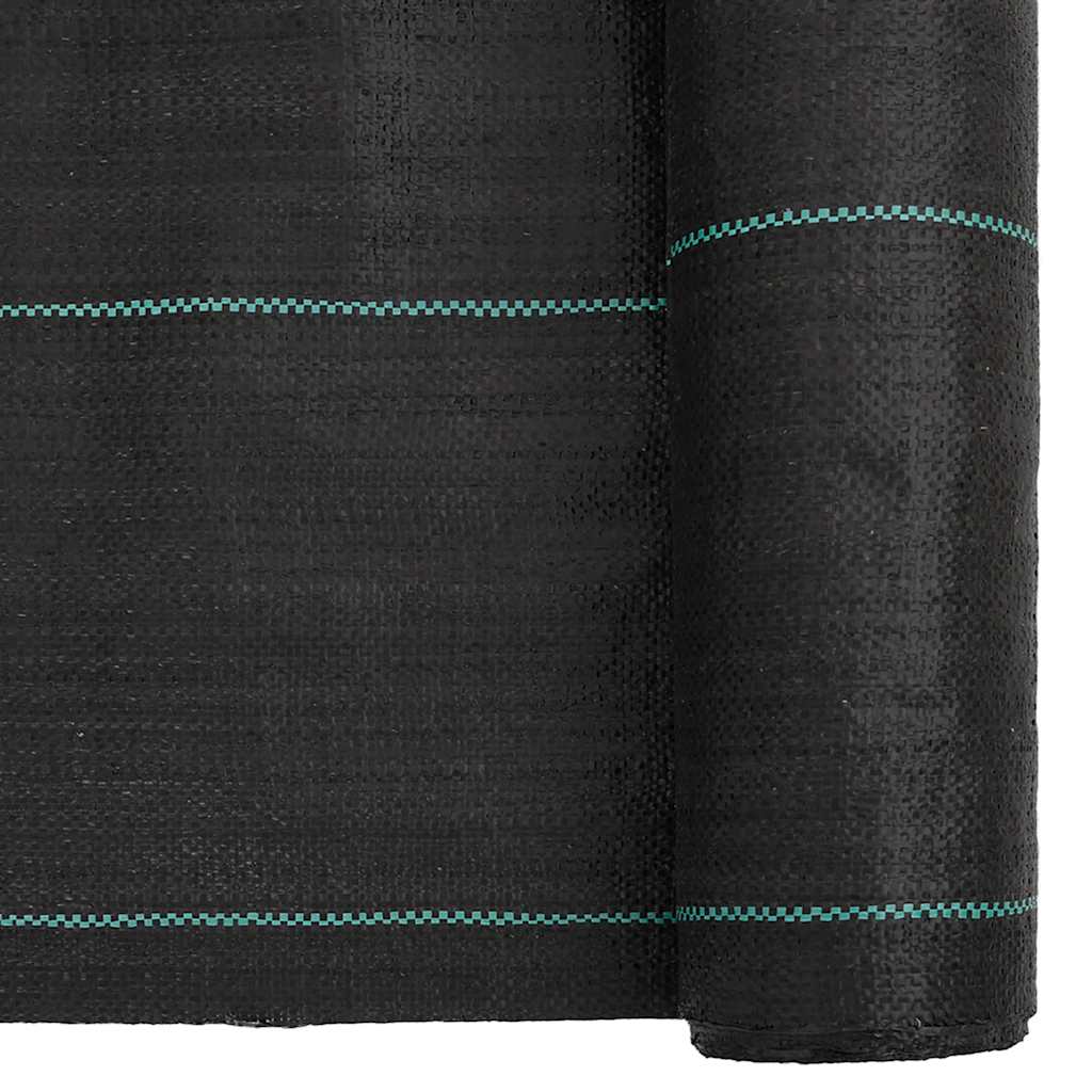 Vidaxl Agrowłóknina Antychwastowa, Czarna, 1,5X25 M, Pp