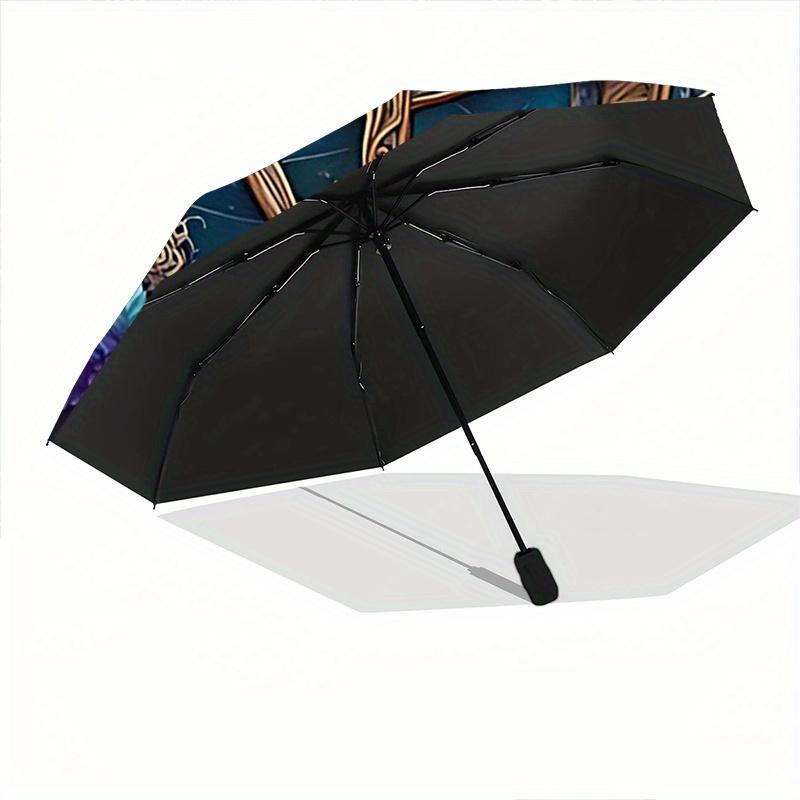 1pc Mystic Pentagram Enchanted Automatic Open/CloseUmbrella,Compact Umbrella for Men & Women Day Gift.C046