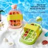 Ice Cube Tray Press Ice Maker with Lid Food Grade Cooling Ice Mold 2 In 1 Ice Straw Water Bottle for Summer Cooling Drinks