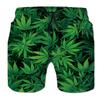 3D Digital Printed Men's Beach Shorts Hawaiian Camouflage Style Loose Casual Shorts