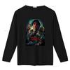 Fright Night 80s Horror Movie Poster T Shirt Scary Vampire Retro Design  Vintage Washed Breathable Homme Streetwear Stylish