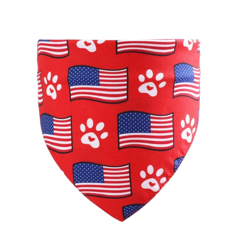 Dog Cats Neckerchief Collar Scarf Saliva Towel Pet Julycostume Accessories Dog Bandanas Soft Triangular Bibs