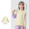 Girls' Long-Sleeve Athletic Quick-Dry Performance T-Shirt