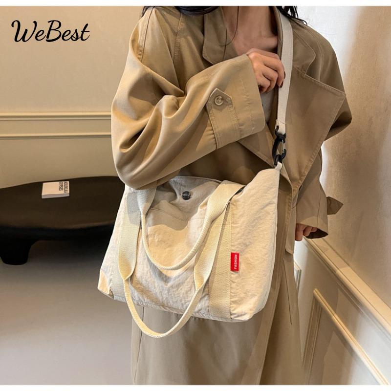 

Large Capacity Canvas Commuting Shoulder Crossbody Bag