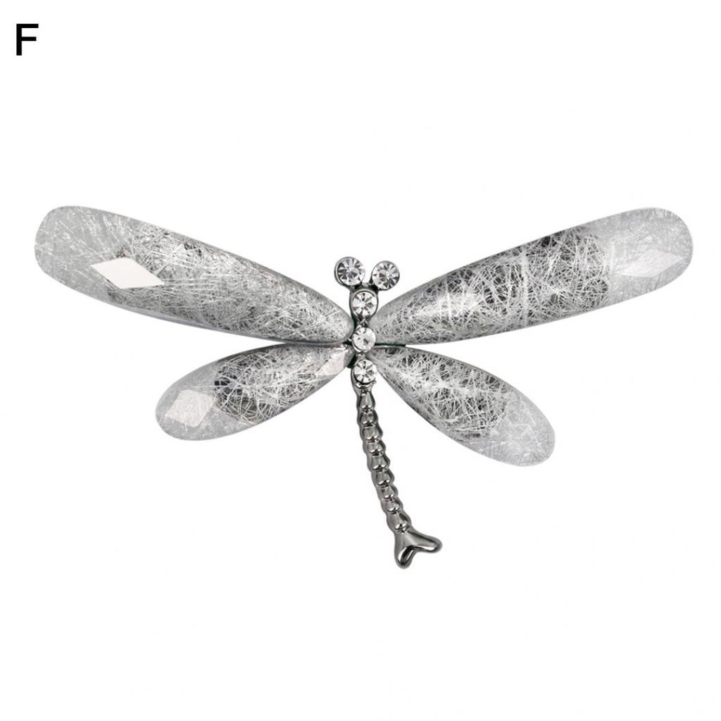Pin Badges Brooches for Men Women,Fashion Rhinestone Dragonfly Womens Brooch Pin Dress Sweater Scarf Ornament D