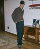 Pilpeu Washed Oxford Cargo Pants 4(Black)