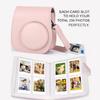 Leather Camera Storage Organizer  Camera Bag Photo Case with Shoulder Strap/Photo Album for Fujifilm Instax Mini 11 9 8