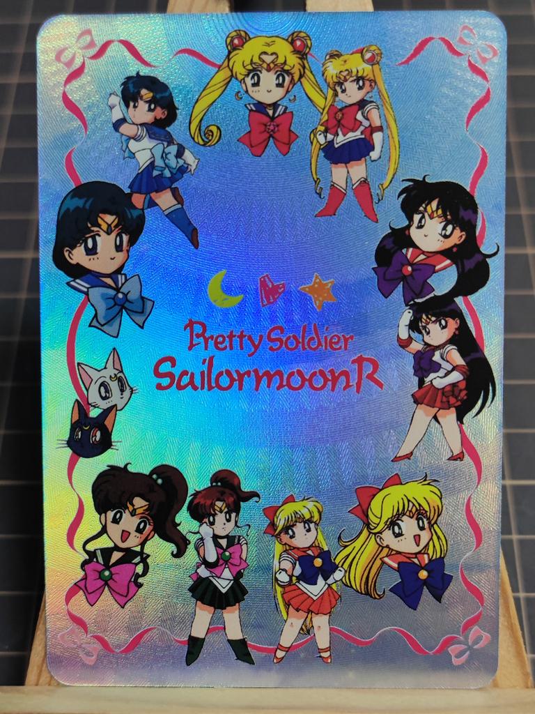 DIY Sailor Moon - Samodzielnie wykonane karty do złocenia, składane, błyszczące światło. Błyski gwiazd Anime Zabawka Prezent Kreskówka