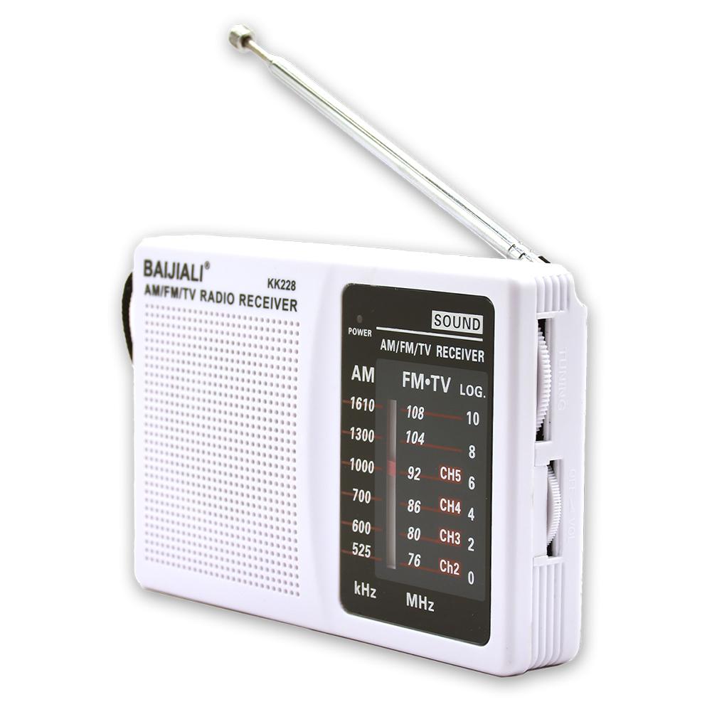 Vintage Style Portable Radio Battery Operated AM FM Mini Pocket Radio with High-Quality Speaker and Adjustable Antenna for Elder