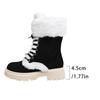 Women Outdoor Durable Cozy Casual Elegant Snow Boots Women Designer Winter Warmth Platform Mid Calf Boots Shoes for Women