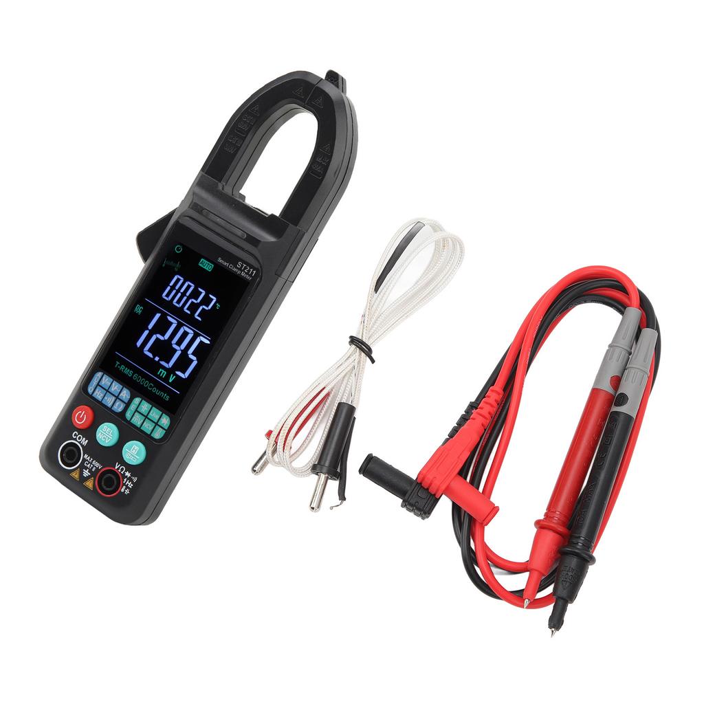 Color Large Screen Clamp Meter Automatic Intelligent Multimeter Multifunction AC DC Voltage Resistance Capacitance